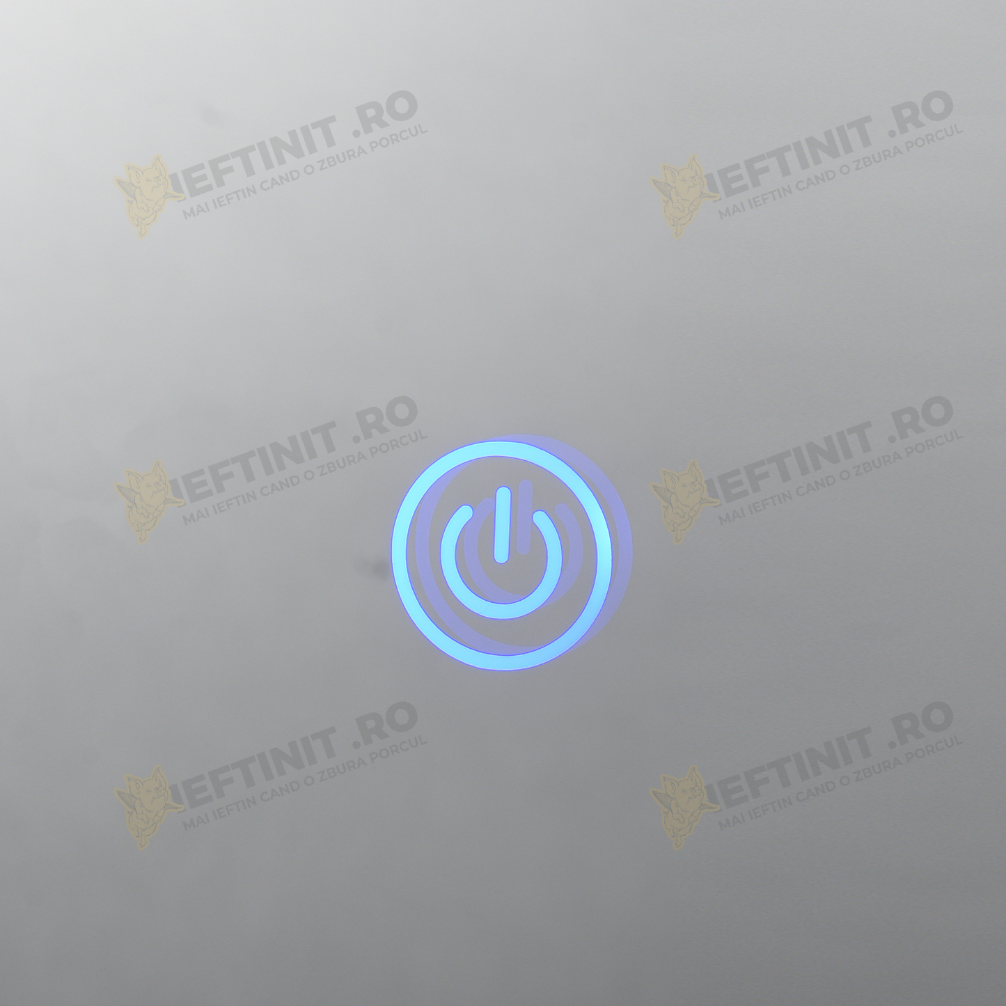 Oglinda LED Odin 60×60 cm Rotunda, Rama Aurie, Buton Touch 3 Tipuri de Lumina, Dimabila OD006X