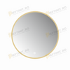 Oglinda LED Odin 60×60 cm Rotunda, Rama Aurie, Buton Touch 3 Tipuri de Lumina, Dimabila OD006X