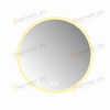 Oglinda LED Odin Rotunda 70cm, 3 Lumini, Dezaburire si Touch OD013