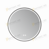 Oglinda LED Odin Rotunda 70cm Rama Neagra, Touch si 3 Lumini OD016/N