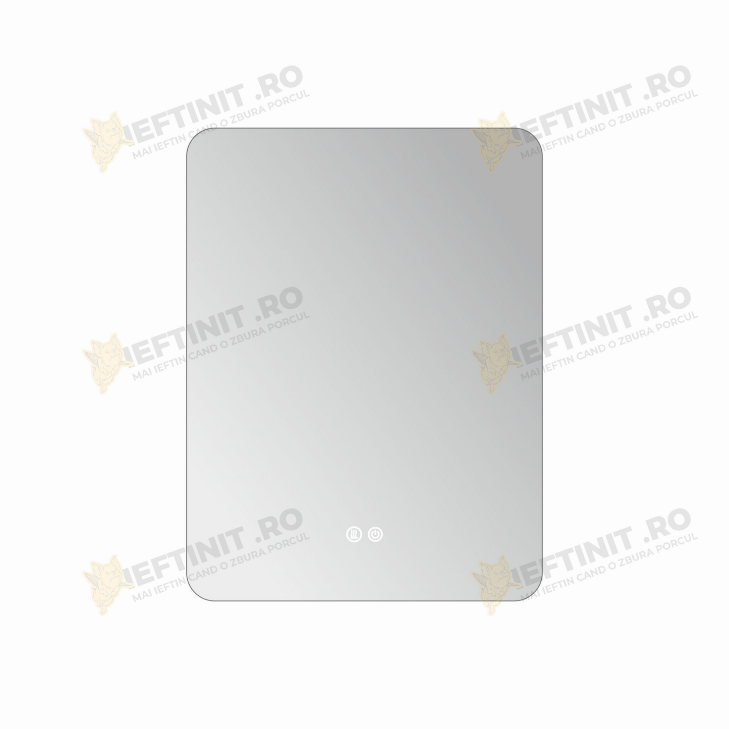 Oglinda LED Odin 60x80cm, 3 Lumini, Dezaburire si Touch OD031