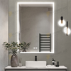 Oglinda Baie Odin LED 60×80 cm, Dezaburire, Touch, 3 Tipuri de Lumina, Dimabila OD035
