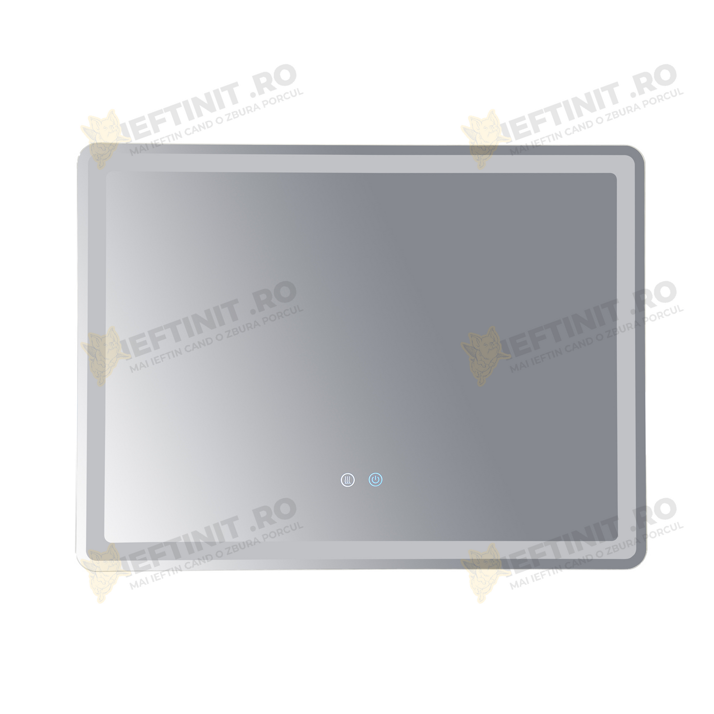 Oglinda LED Odin 80x60cm, 3 Lumini, Dezaburire si Touch OD037Y