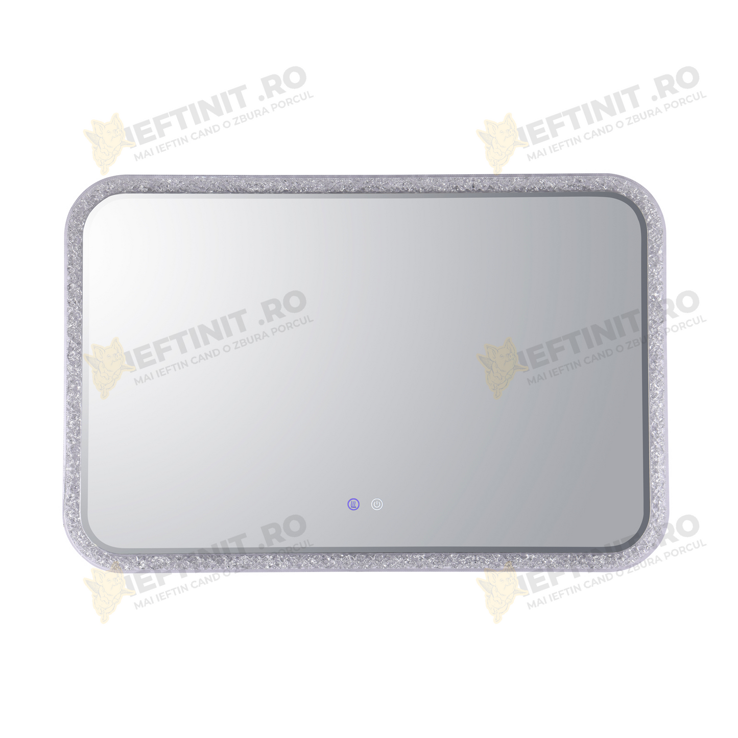 Oglinda LED Odin 98x65cm, 3 Lumini, Dezaburire si Touch OD052