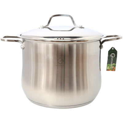 Oala din inox, cu capac din inox, 36 cm, 26.60 l, Grunberg GR3136