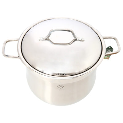 Oala inox cu capac , 30 cm , 16 l , Grunberg GR3130