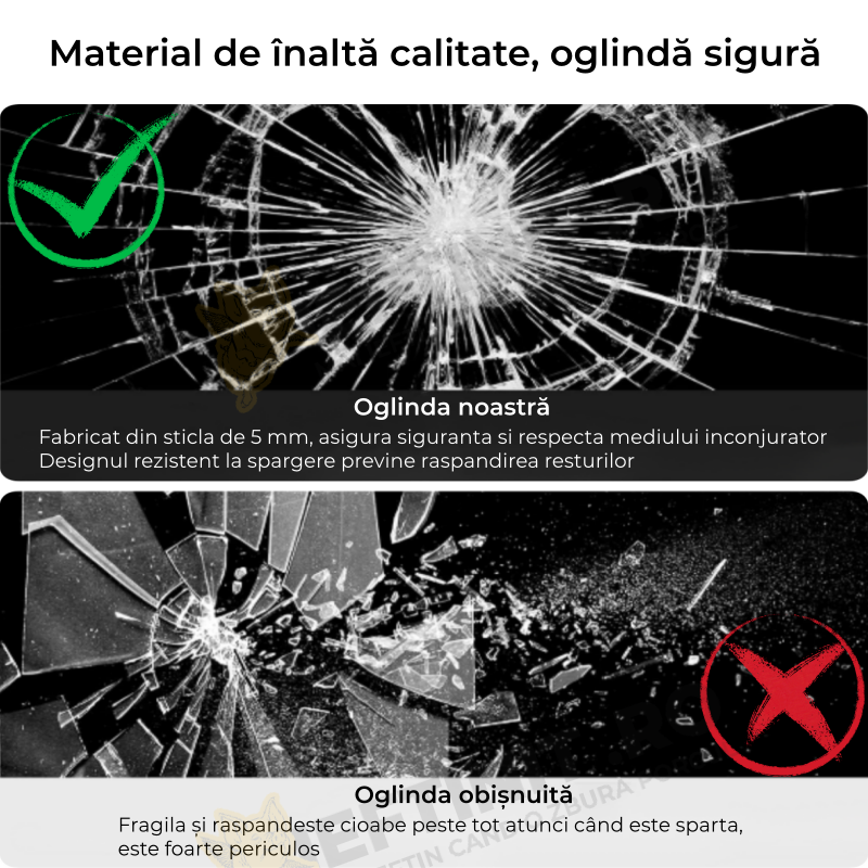 Oglinda LED Odin 110x70cm Rama Aurie, Dezaburire, Ceas, Temperatura, Touch si 3 Lumini OD058-101-G