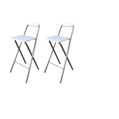 Pachet promo: Set 2 buc. scaun pliabil, inalt, cu cadru metalic, spatar si sezut din plastic, 48x48x98 cm, Blueberg Z34