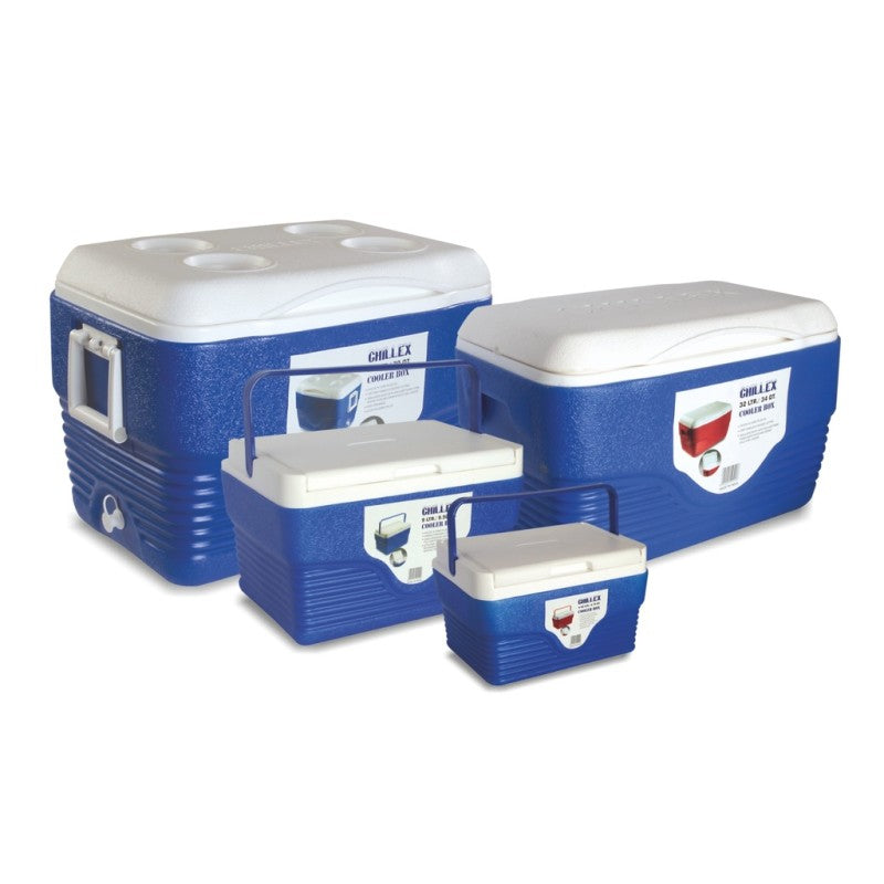 Set 4 cutii frigorifice portabile, 5l, 10l, 34l si 66l, ILF01 (diverse culori)